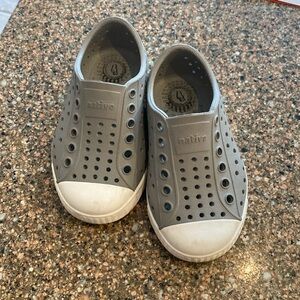 Like New Gray Native Shoes